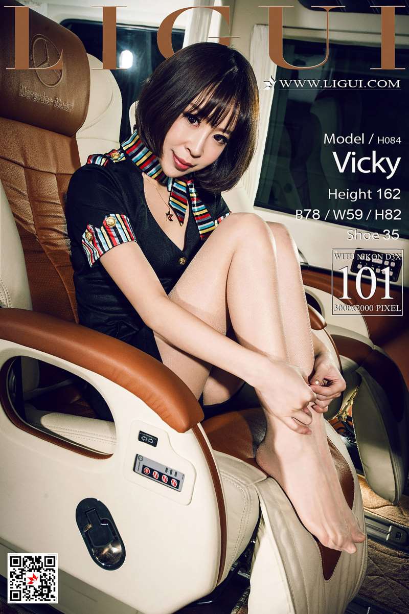[Ligui丽柜] 2018.01.15 Model Vicky[101+1P/113.7M]