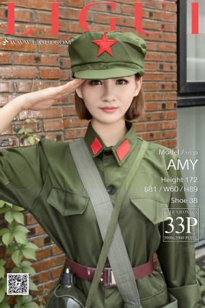 [Ligui丽柜] 2017.08.01 网络丽人 Model AMY [33+1P-138M]